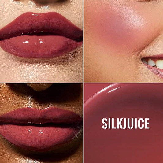 SILKJUICE Mini - Lip & Face Color Gloss (Deep Mauve) - 1.2 ml