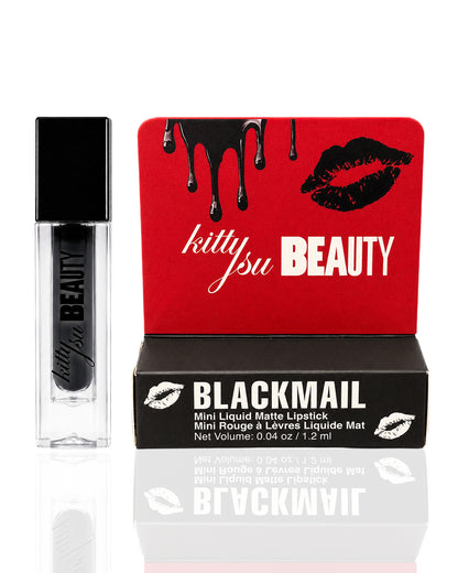 BLACKMAIL Mini - Velvet Color Pigment (Black) - 1.2 ml