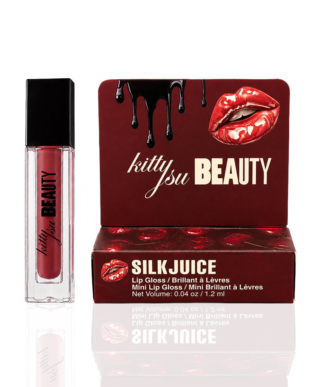 SILKJUICE Mini - Lip & Face Color Gloss (Deep Mauve) - 1.2 ml