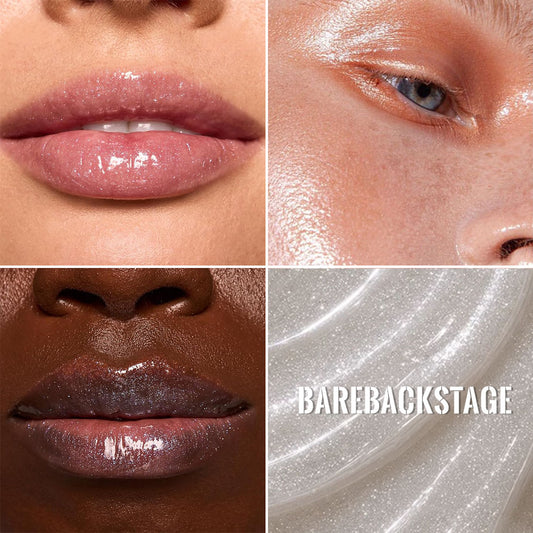 BAREBACKSTAGE - Lip & Face Duo Chrome Diamond Gloss - 1.2 ml